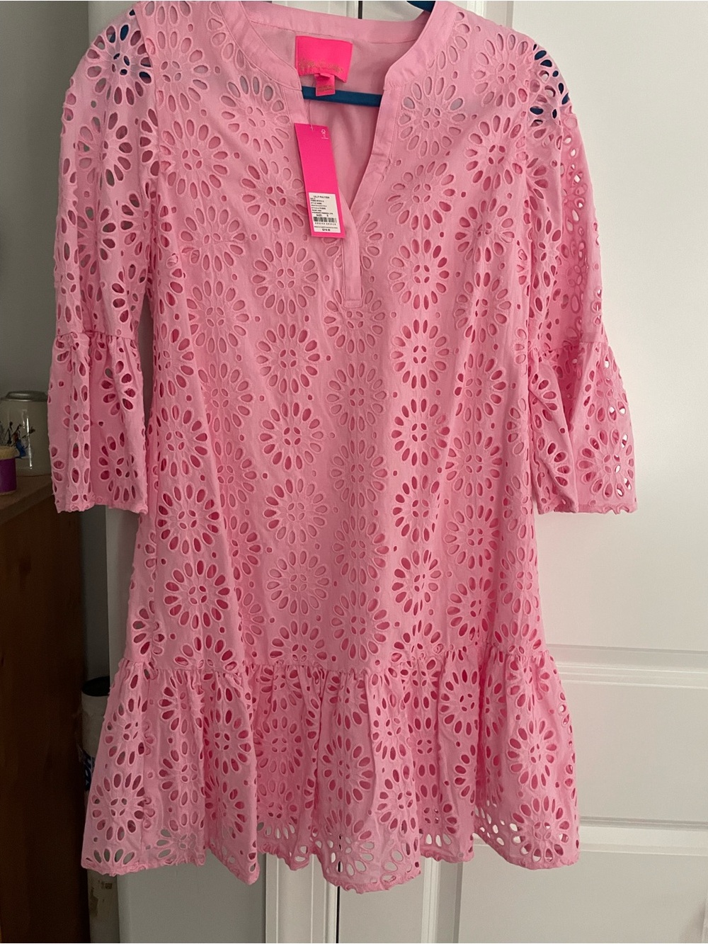 Lilly Pulitzer Pink Eyelet Tunic
